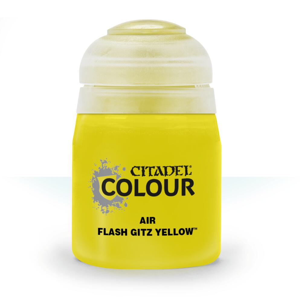Citadel Airbrush Paint: Flash Gitz Yellow (24ml)