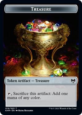 Treasure // Emblem - Tyvar Kell Double-Sided Token