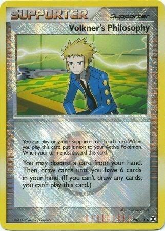 Volkner's Philosophy - 98/111 (Player Reward)