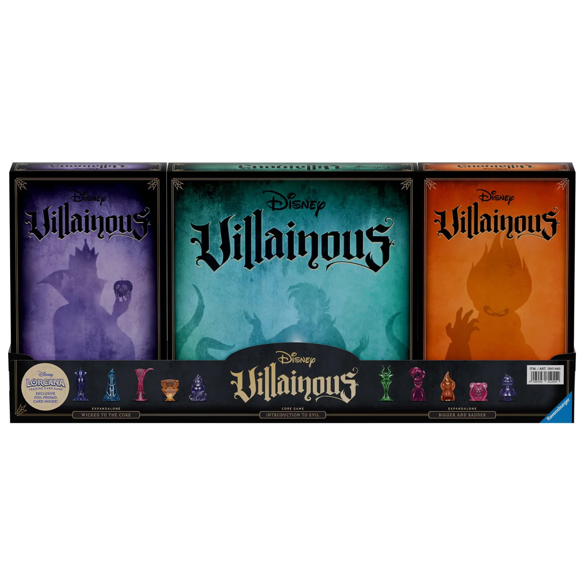 Disney Villainous Game Bundle with Exclusive Lorcana Card – Boardwalk Cafe & Games