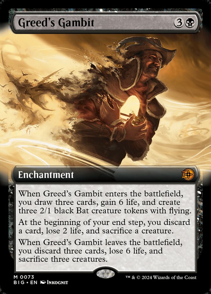 Greed's Gambit (Extended Art)