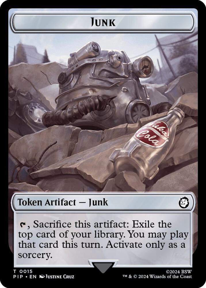 Junk // Treasure Double-Sided Token