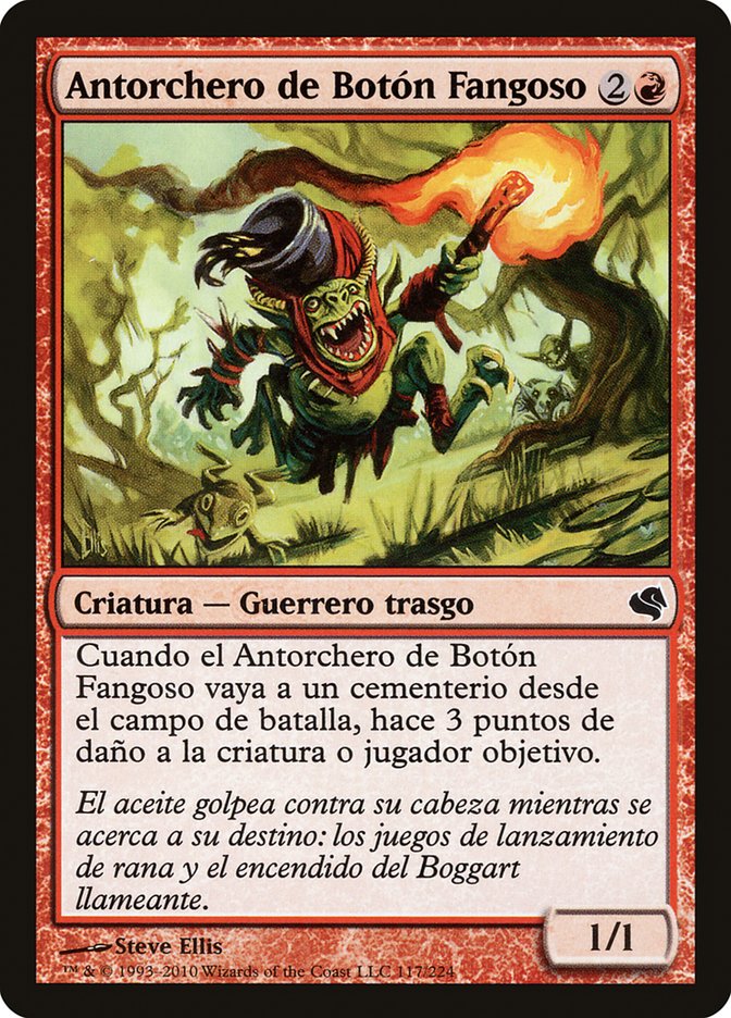 Mudbutton Torchrunner (Spanish) - "Antorchero de Boton Fangoso"