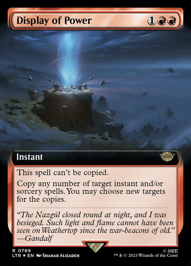 Display of Power (Extended Art) (Surge Foil)