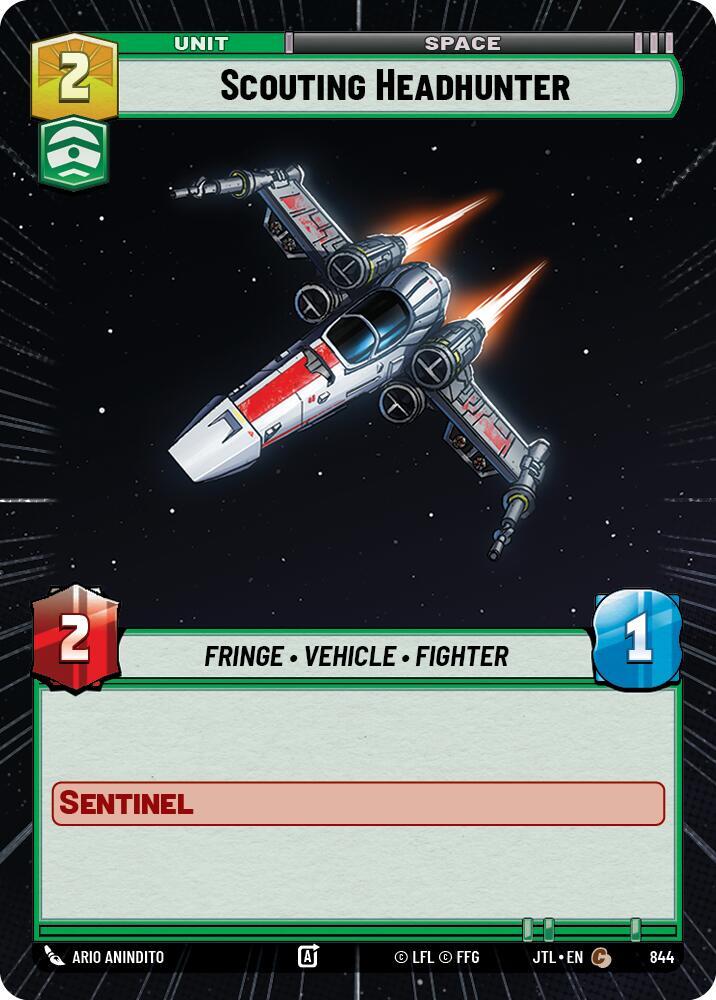 Scouting Headhunter (Hyperspace Foil)