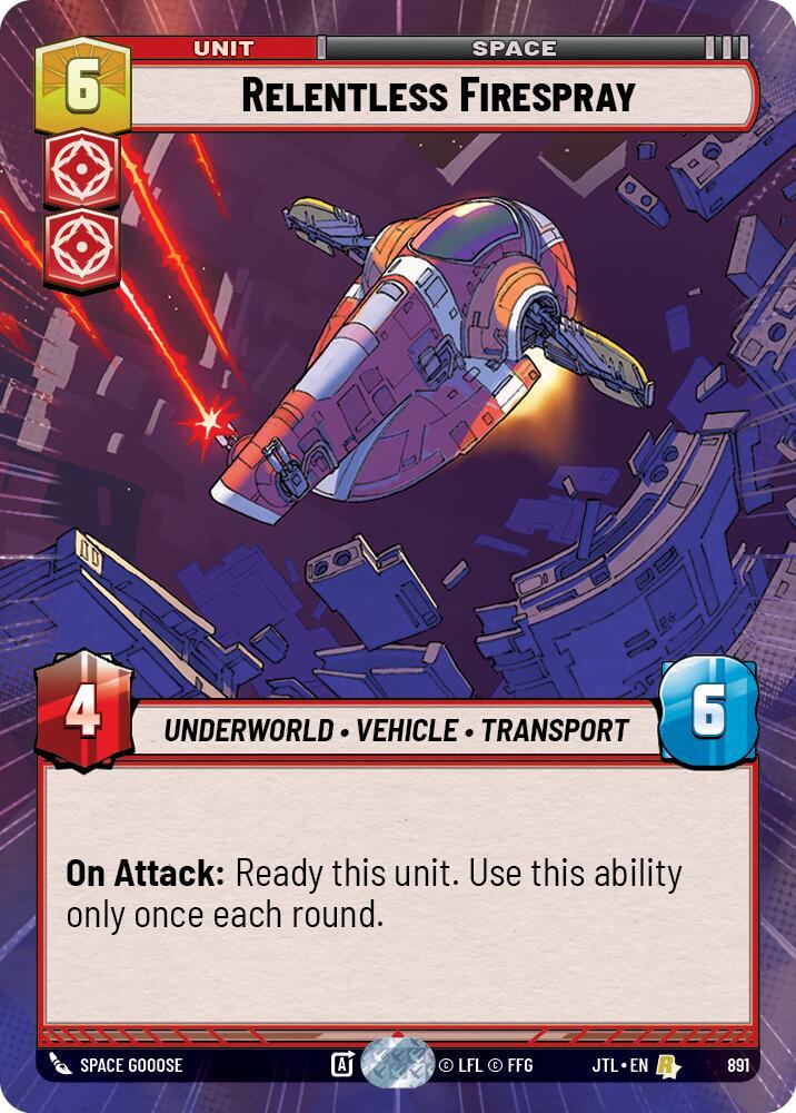 Relentless Firespray (Hyperspace Foil)