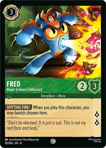 Fred - Major Science Enthusiast
