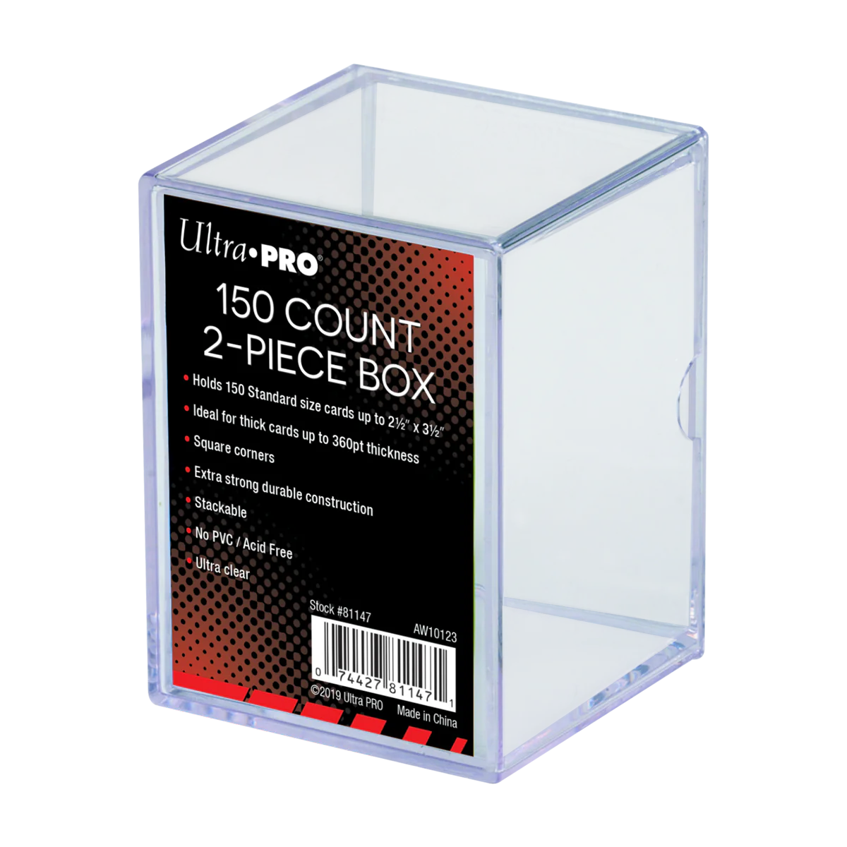 ULTRA PRO 2-Piece Deck Box - Holds 50 - 150 Cards