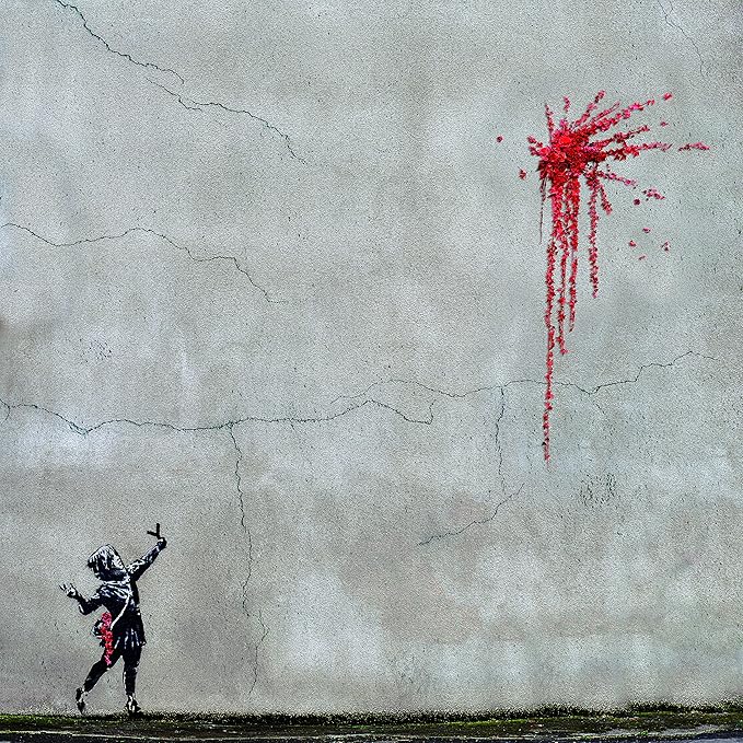 Urban Art Banksy: Valentine's Day - 1024 piece puzzle