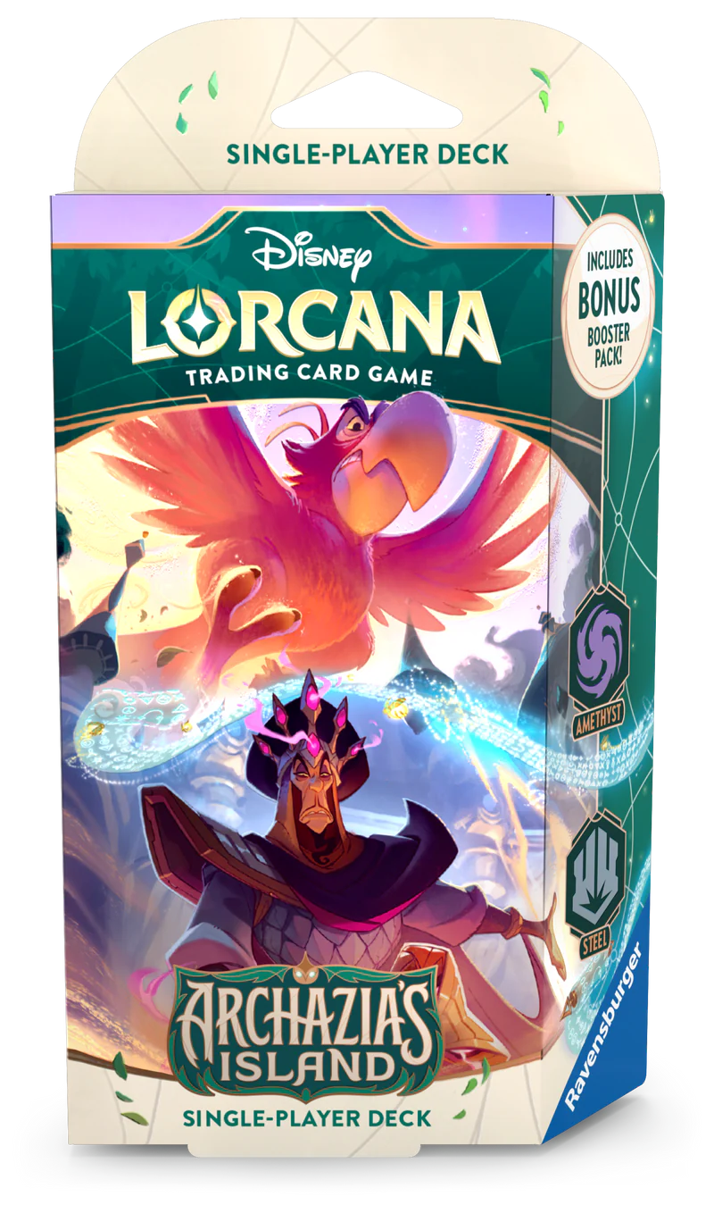Disney Lorcana: Archazia's Island | Starter Deck - Amethyst & Steel