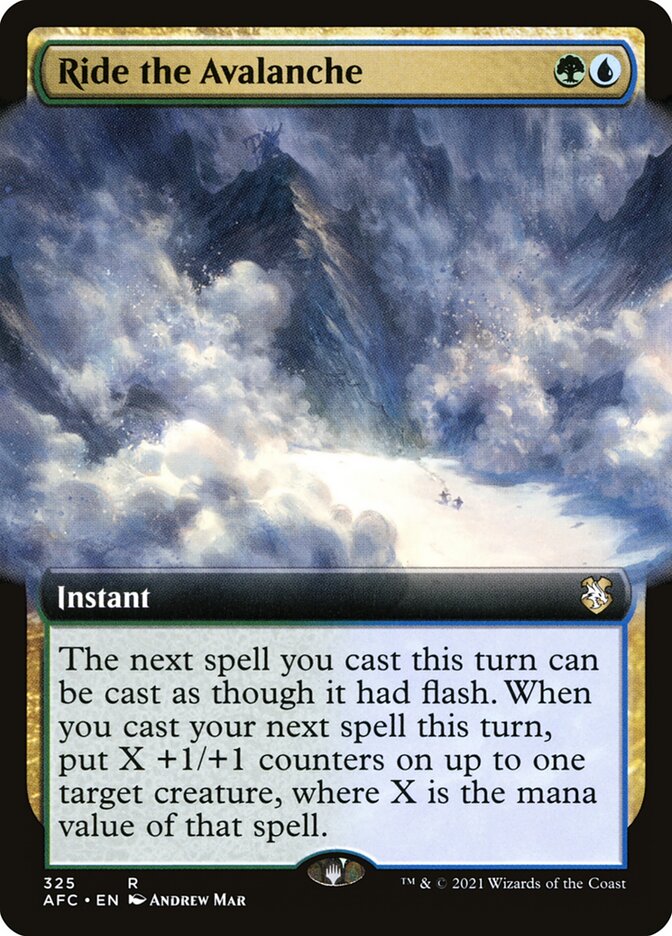 Ride the Avalanche (Extended Art)