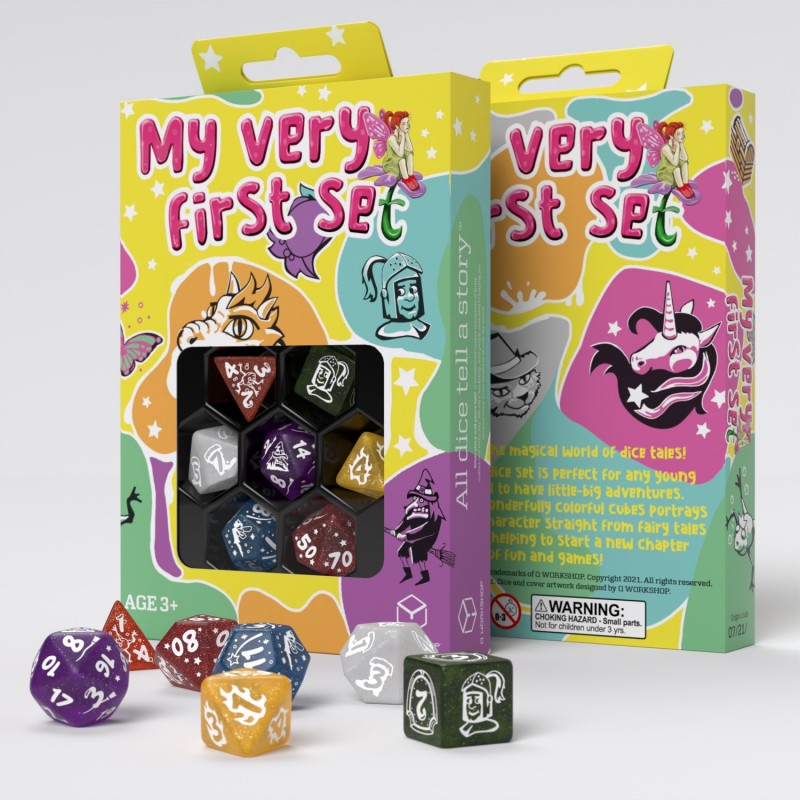 My Very First DnD Dice Set - Fairy Dust