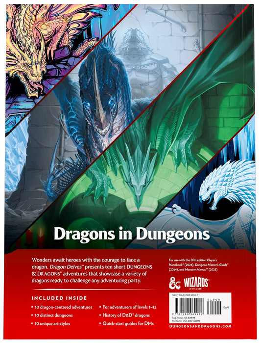 Dungeons & Dragons 2024: Dragon Delves Adventure Anthology Hardcover
