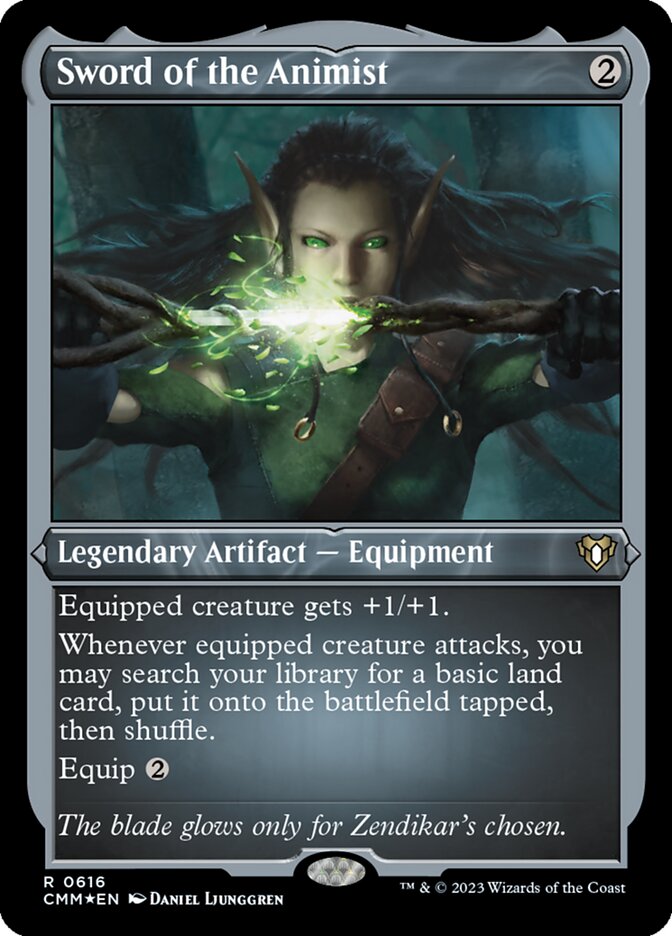 Sword of the Animist (Foil Etched)