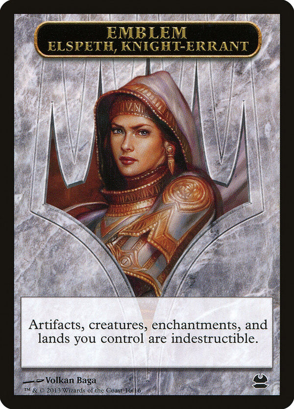 Emblem - Elspeth, Knight-Errant - Magic: The Gathering