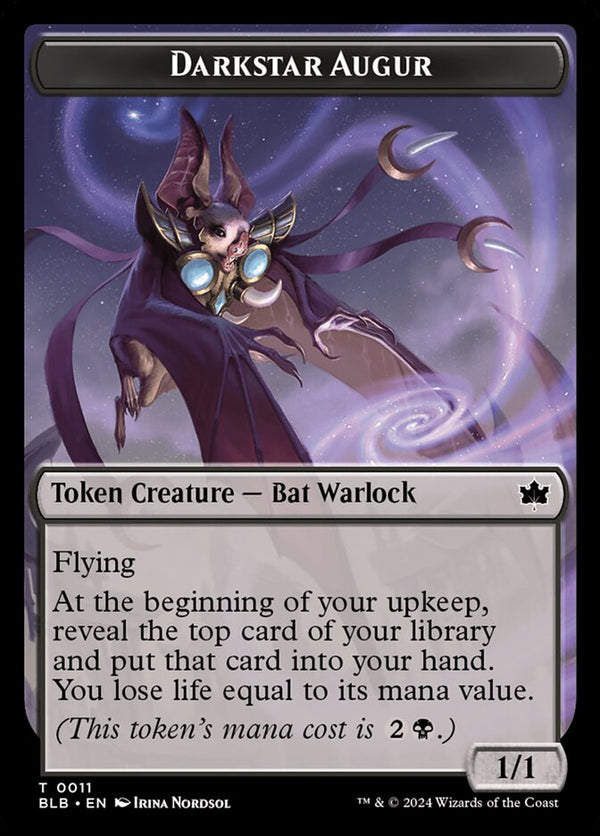 Darkstar Augur Token - Magic: The Gathering