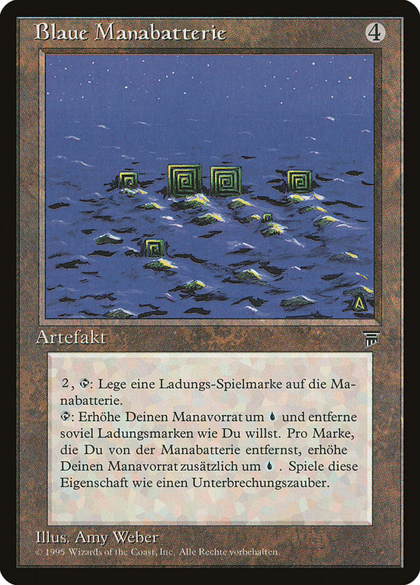 Blue Mana Battery (German) - "Blaue Manabatterie" - Magic: The Gathering