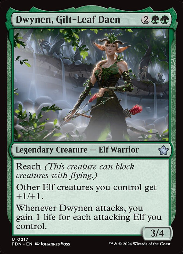Dwynen, Gilt-Leaf Daen - Magic: The Gathering