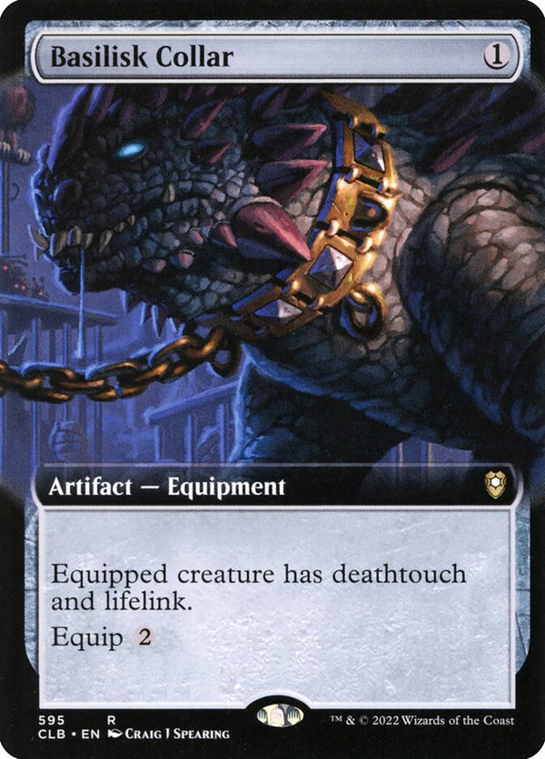 Basilisk Collar (Extended Art) - Magic: The Gathering