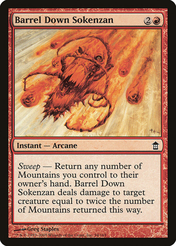 Barrel Down Sokenzan - Magic: The Gathering