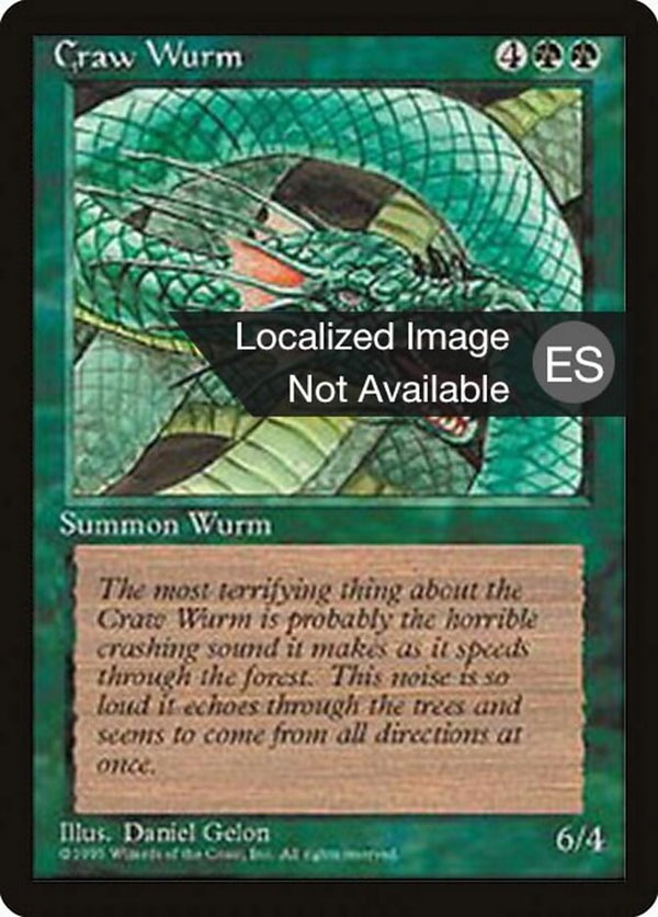 Craw Wurm - Magic: The Gathering