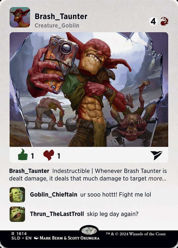 Brash Taunter - Magic: The Gathering