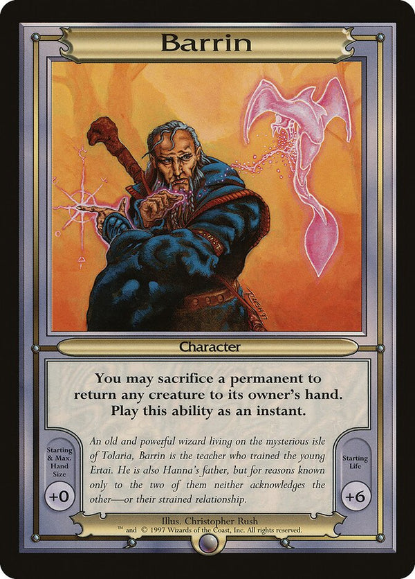 Barrin (Oversize) - Magic: The Gathering