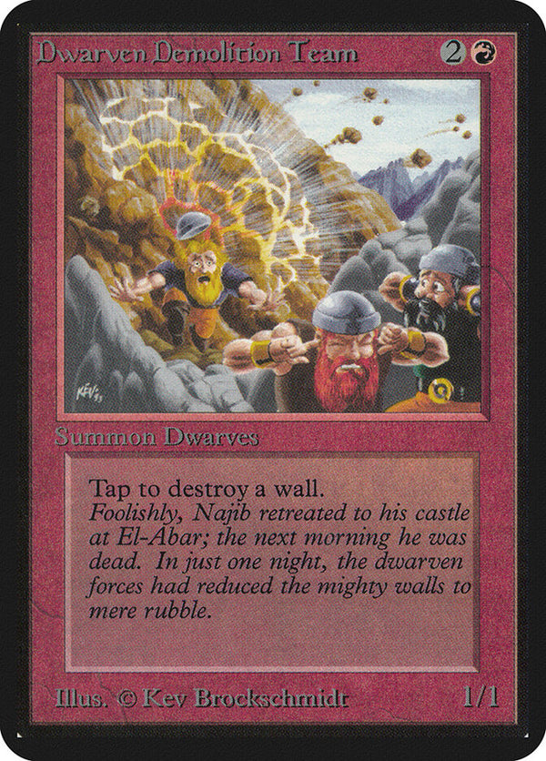 Dwarven Demolition Team - Magic: The Gathering