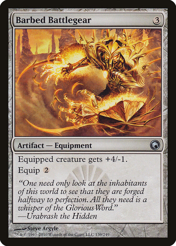 Barbed Battlegear - Magic: The Gathering