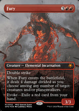 Fury (Borderless) (Textured Foil) - Magic: The Gathering