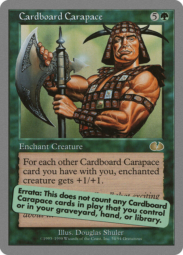 Cardboard Carapace - Magic: The Gathering