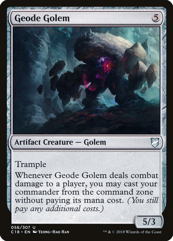 Geode Golem - Magic: The Gathering