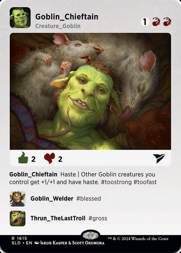 Goblin Chieftain (1615) - Magic: The Gathering