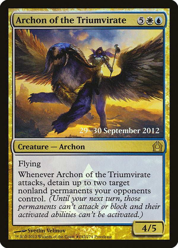 Archon of the Triumvirate - Magic: The Gathering