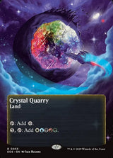 Crystal Quarry (0055) (Borderless) - Magic: The Gathering