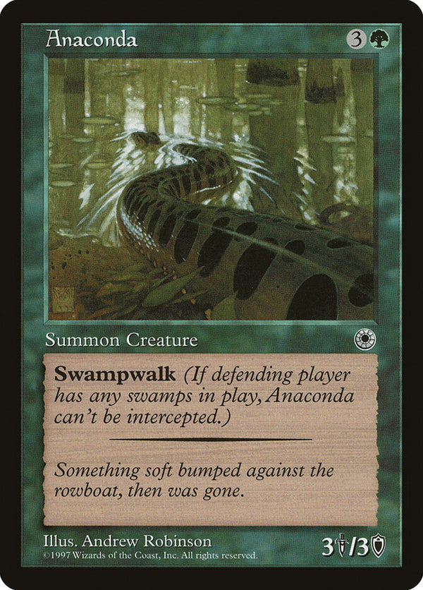 Anaconda (Flavor Text) - Magic: The Gathering