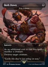 Both Down - Bone Splinters (Borderless) - Magic: The Gathering