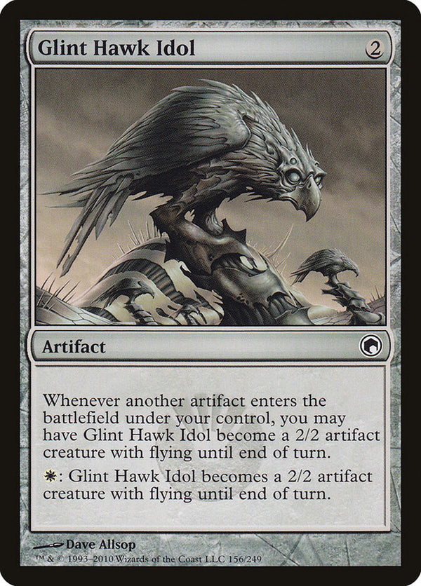 Glint Hawk Idol - Magic: The Gathering