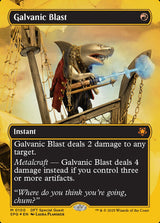 Galvanic Blast (Borderless) (First-Place Foil) - Magic: The Gathering