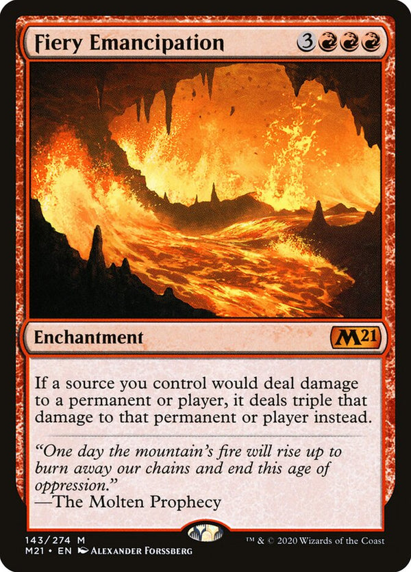 Fiery Emancipation - Magic: The Gathering