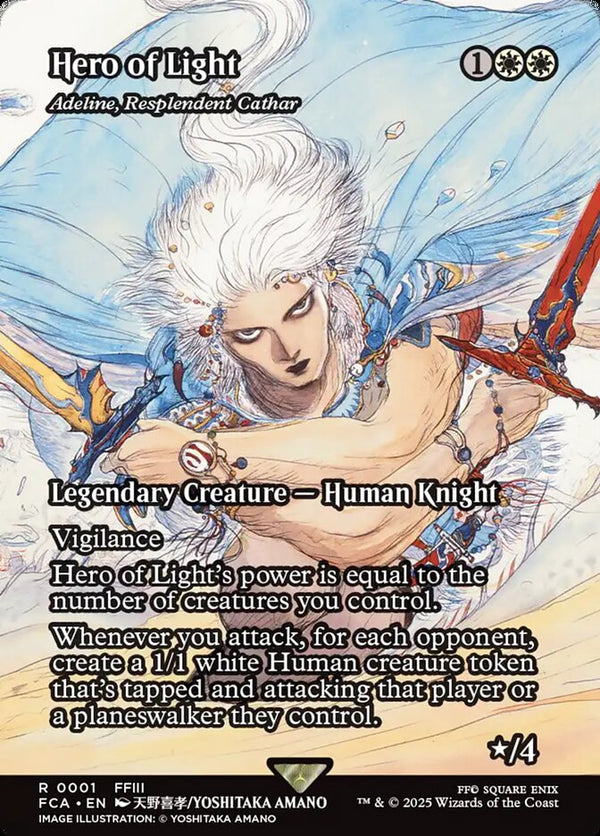 Hero of Light - Adeline, Resplendent Cathar (Showcase) - Magic: The Gathering