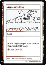 Aggressive Crag - Magic: The Gathering