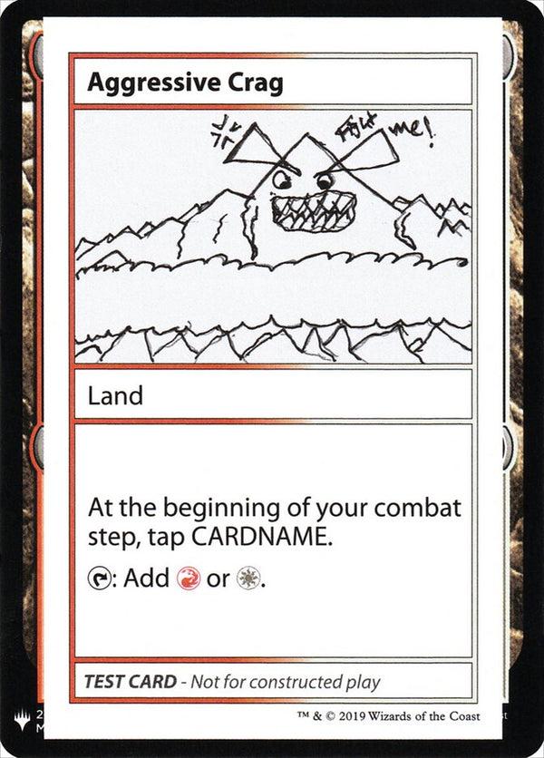 Aggressive Crag - Magic: The Gathering