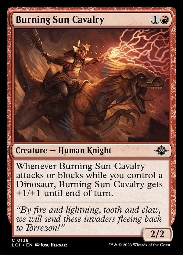 Burning Sun Cavalry - Magic: The Gathering