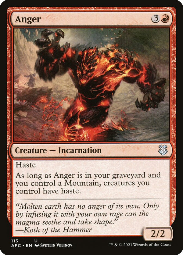 Anger - Magic: The Gathering