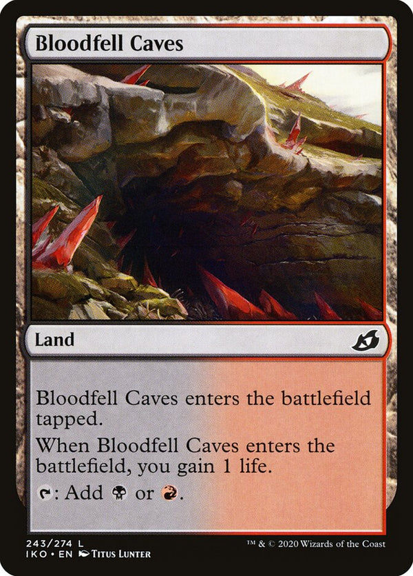 Bloodfell Caves - Magic: The Gathering
