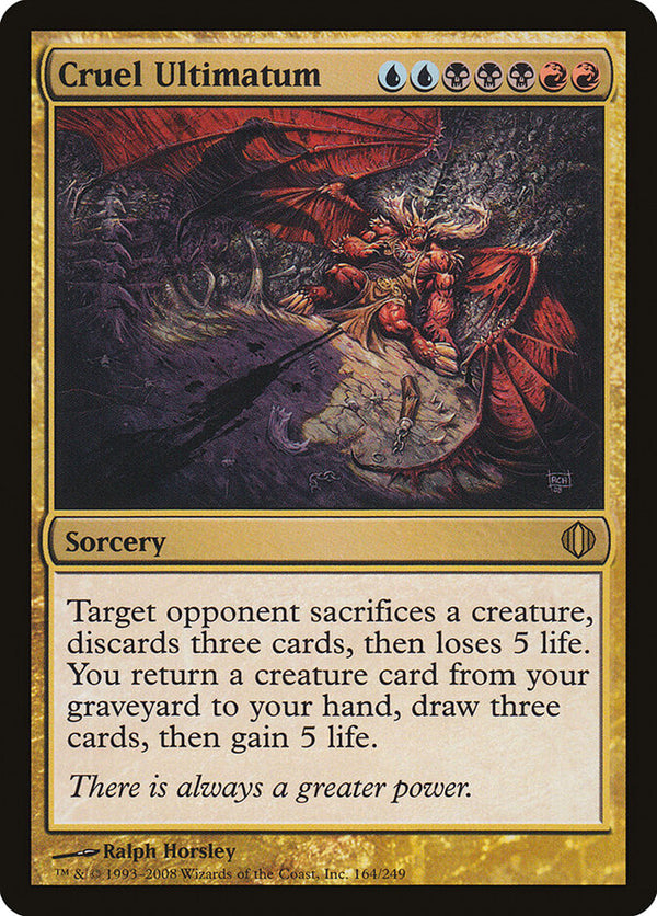 Cruel Ultimatum - Magic: The Gathering