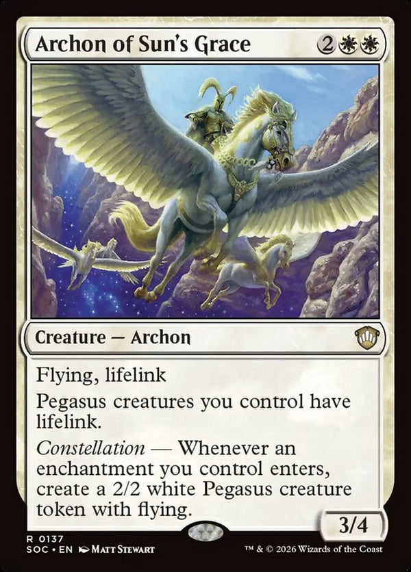 Archon of Sun's Grace - Magic: The Gathering