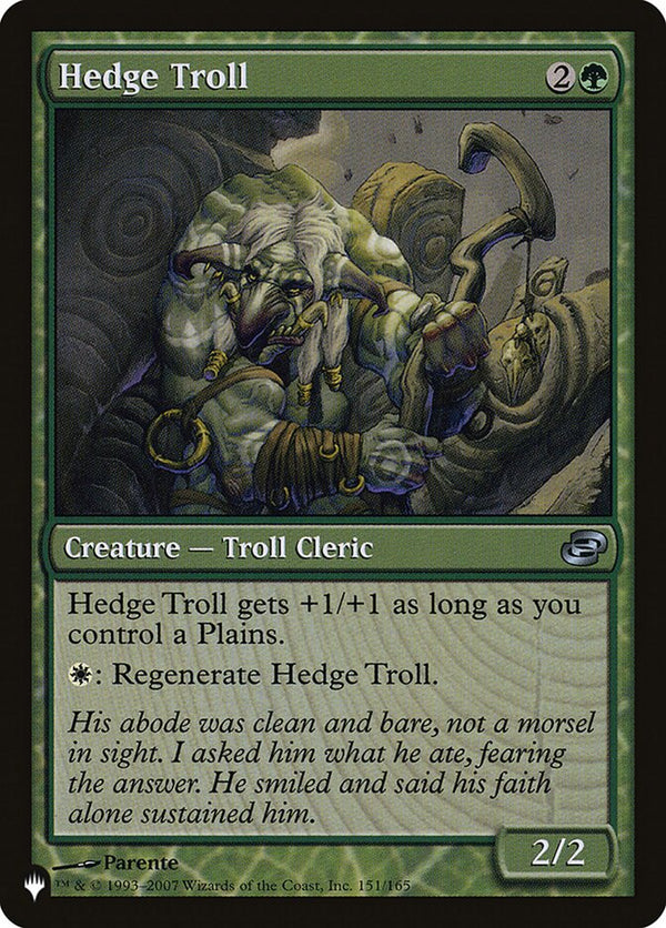 Hedge Troll - Magic: The Gathering