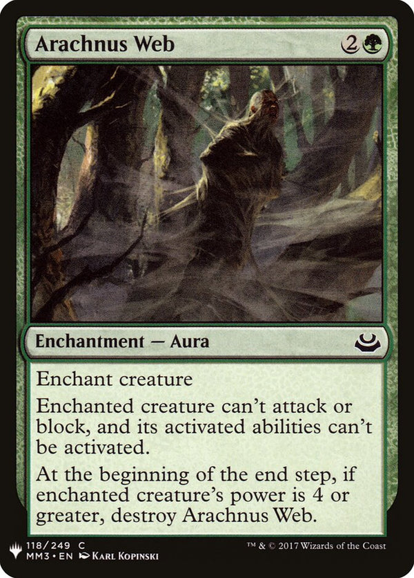 Arachnus Web - Magic: The Gathering